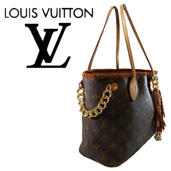 CUSTOM ⛓LOUIS VUITTON Custom Neverfull PM - Picture 3 of 8